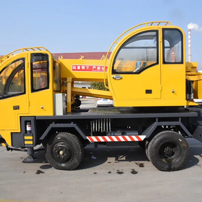 6-тонный 4-метровый 8-секционный самодельный кран (8)