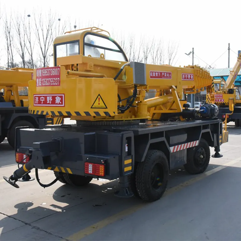 6-тонный 4-метровый 8-секционный самодельный кран (5)