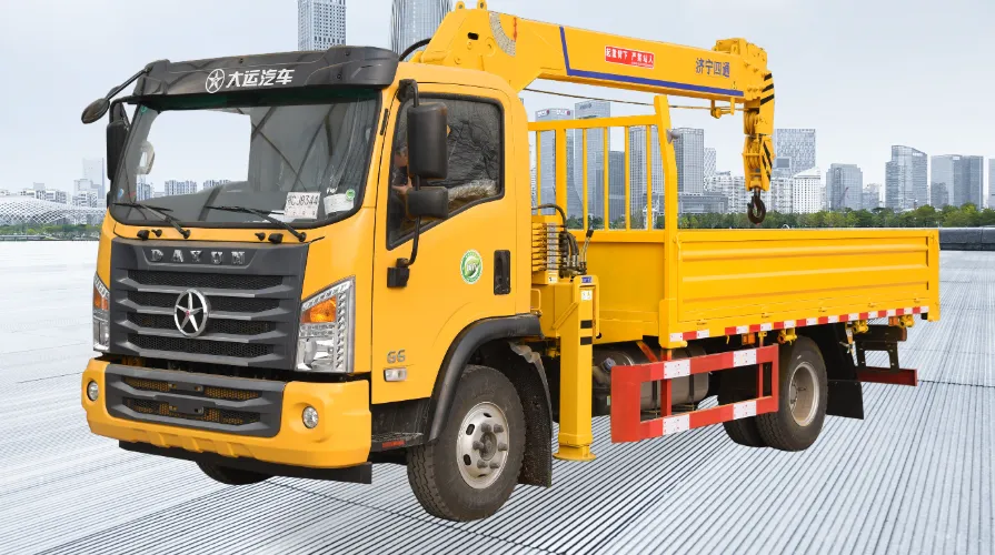 Jining Sitong представляет новую модель автокрана грузоподъёмностью 10 тонн1236